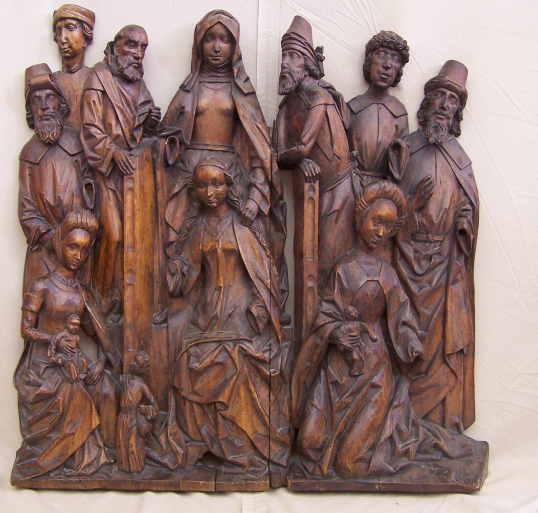 Restaurierung Relief eines Altars